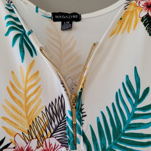 Hawaiian print summer dress - Picture 2 of 2